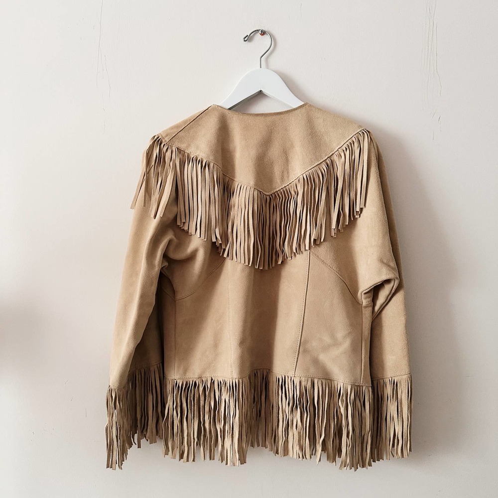 Vintage Suede Fringe Jacket - Picture 2 of 2